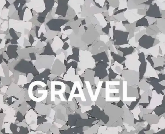 Gravel flake blend